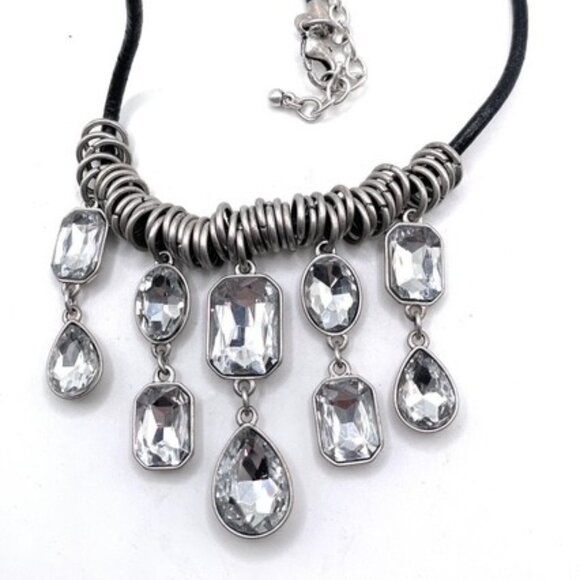 Crystal Drops Premier Designs Necklace - Picture 1 of 2